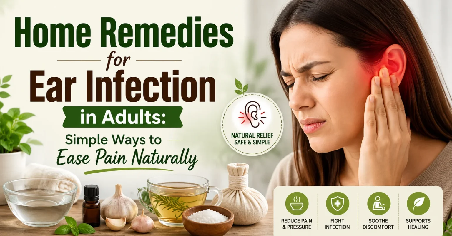 home remedies for ear infection in adults
