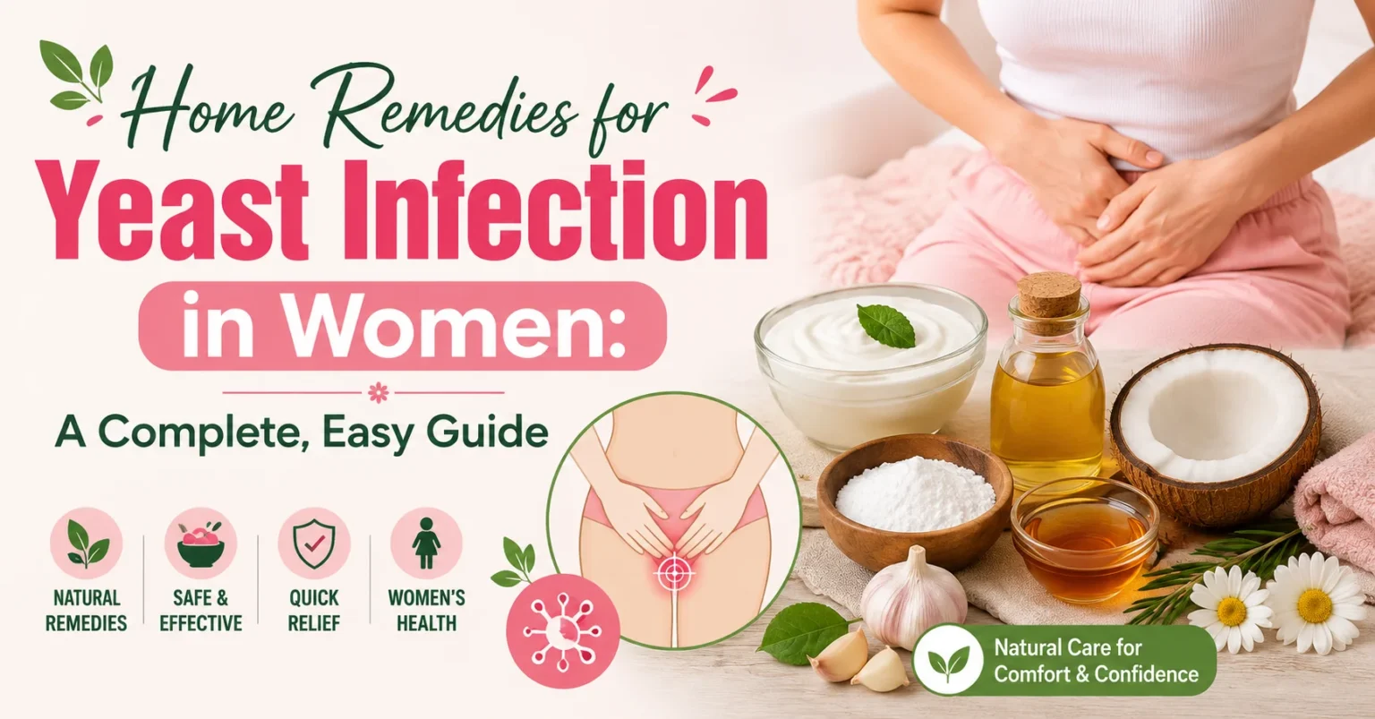 home remedies for yeast infection in women