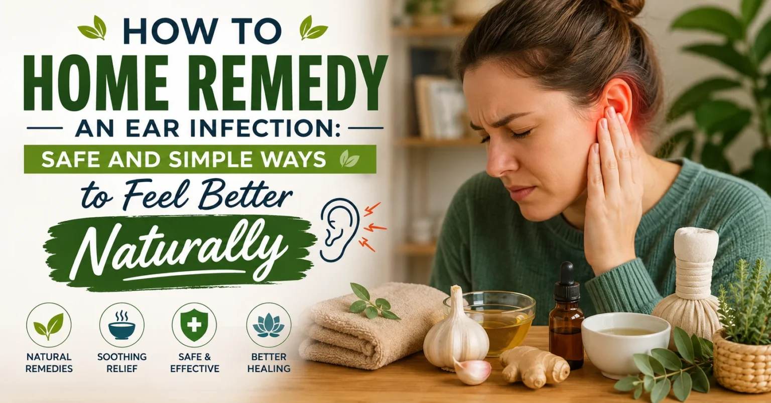 how to home remedy an ear infection