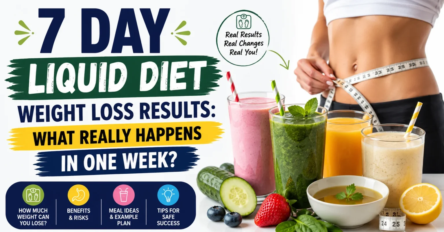 7 day liquid diet weight loss results