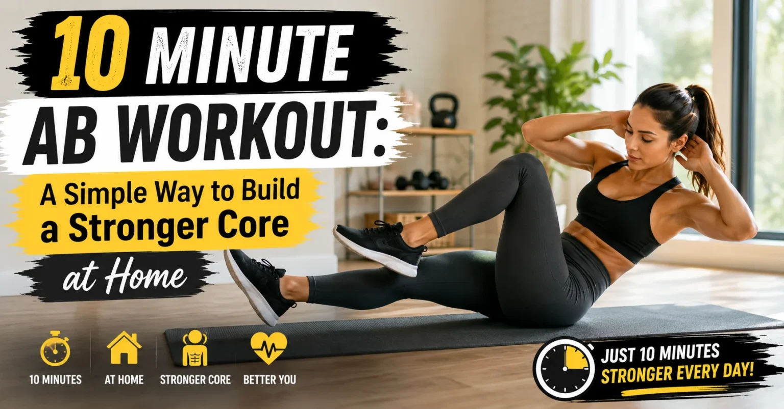 10 Minute Ab Workout: A Simple Way to Build a Stronger Core at Home 10 minute ab workout