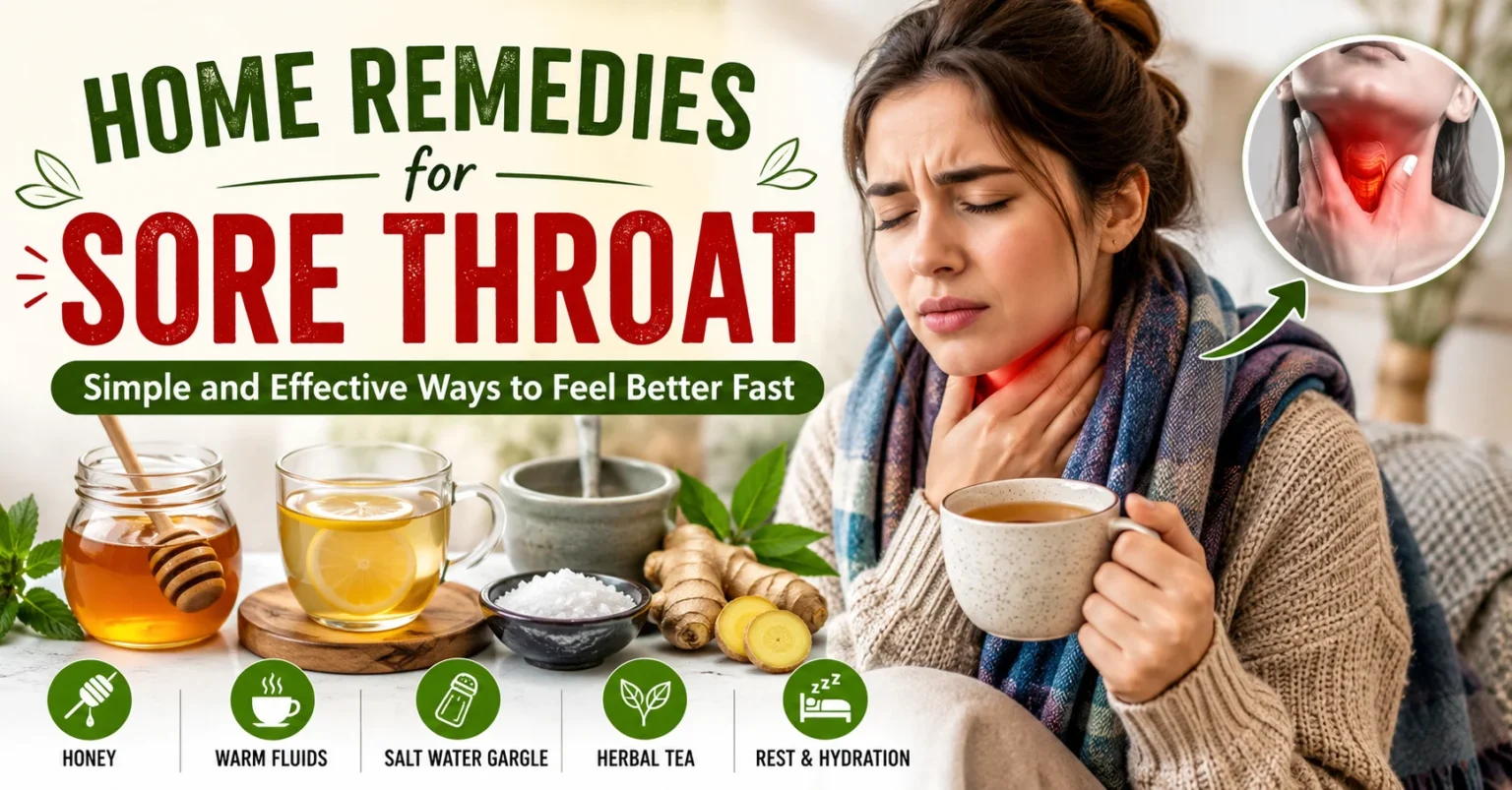 home remedies for sore throat​