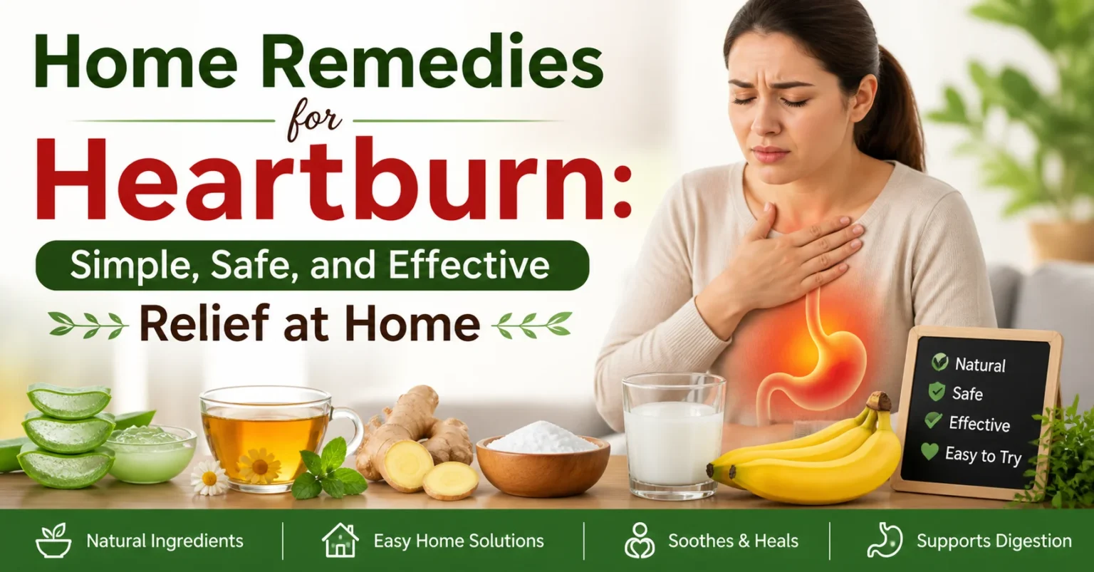 home remedies for heartburn