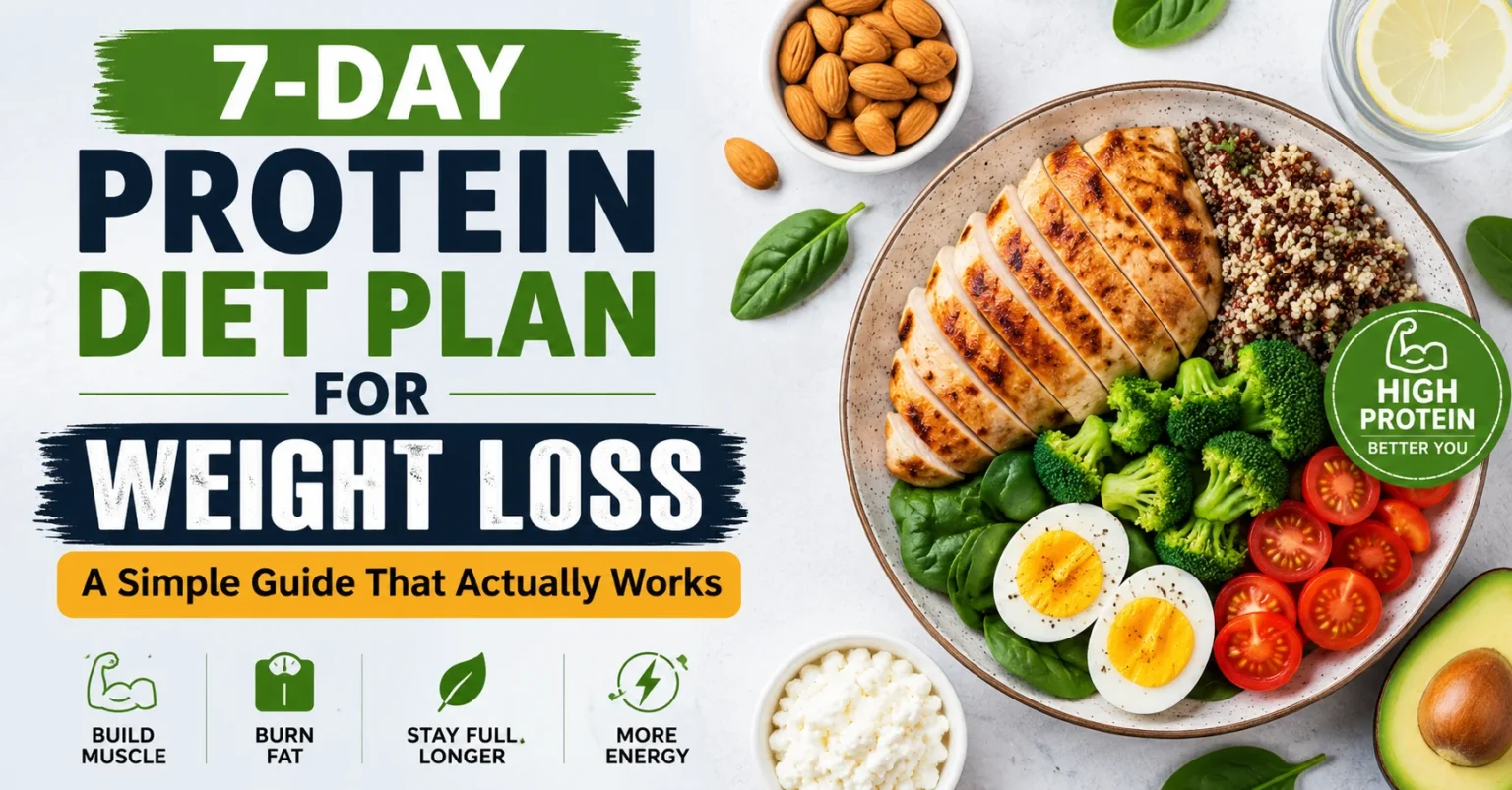7-day protein diet plan for weight loss