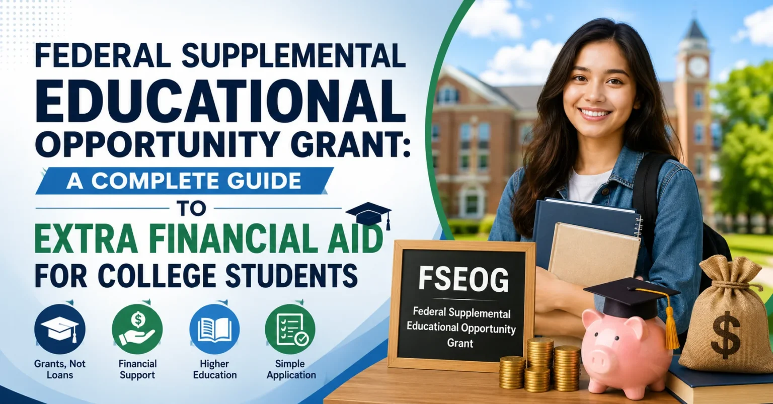 Federal Supplemental Educational Opportunity Grant: A Complete Guide to Extra Financial Aid for College Students federal supplemental educational opportunity grant