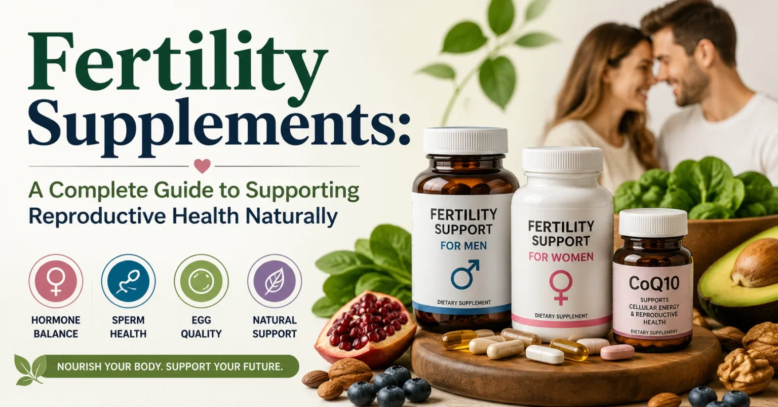 Fertility Supplements: A Complete Guide to Supporting Reproductive Health Naturally fertility supplements