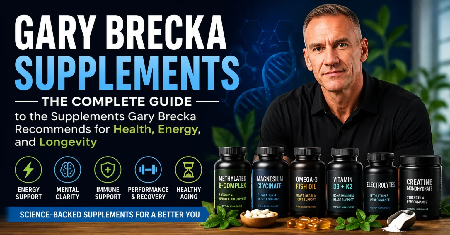 Gary Brecka Supplements: The Complete Guide to the Supplements Gary Brecka Recommends for Health, Energy, and Longevity gary brecka supplements