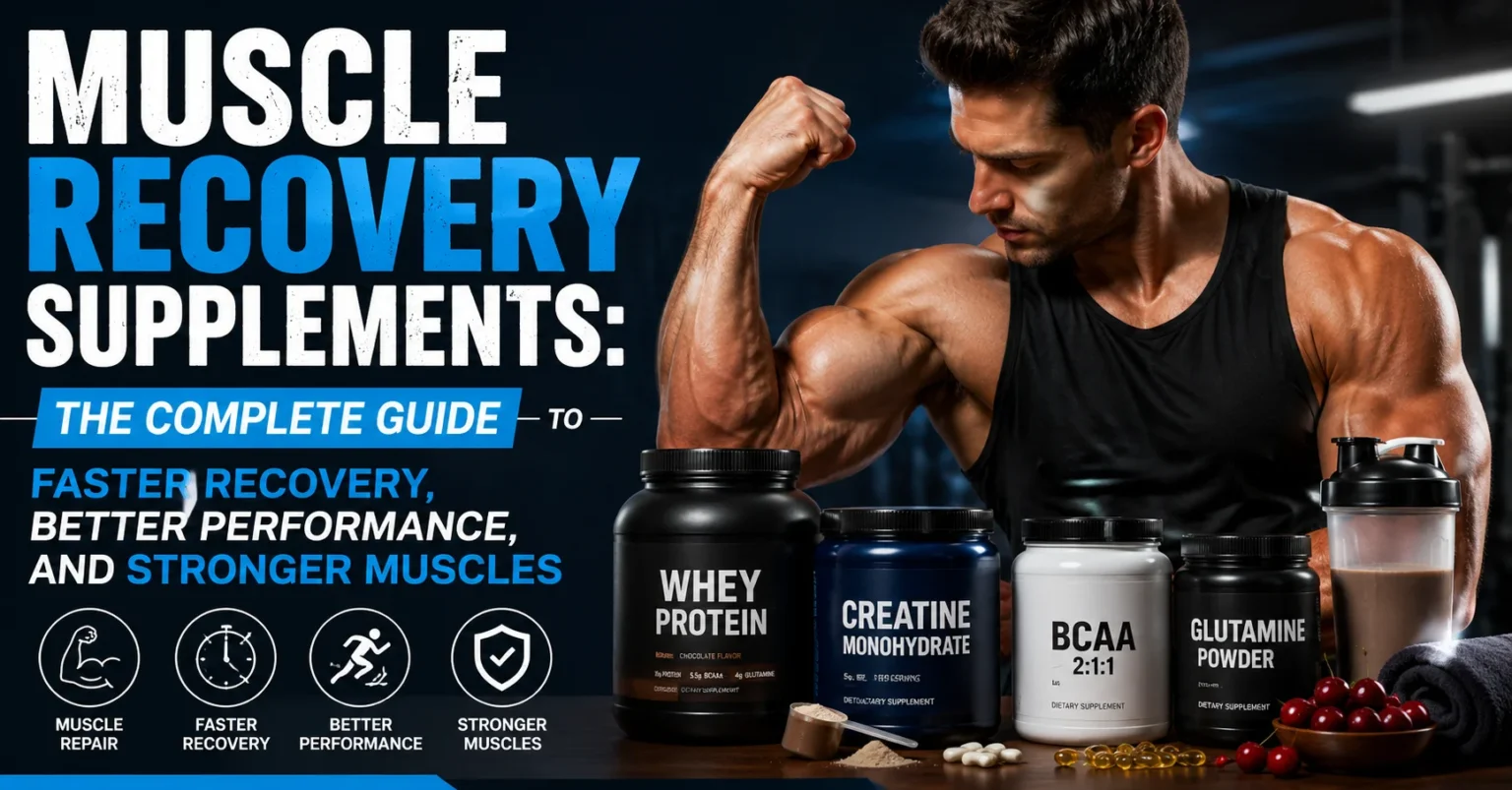 Muscle Recovery Supplements: The Complete Guide to Faster Recovery, Better Performance, and Stronger Muscles muscle recovery supplements
