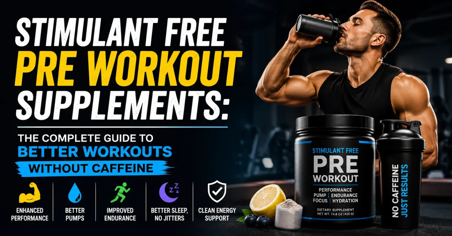 Stimulant Free Pre Workout Supplements: The Complete Guide to Better Workouts Without Caffeine stimulant free pre workout supplements
