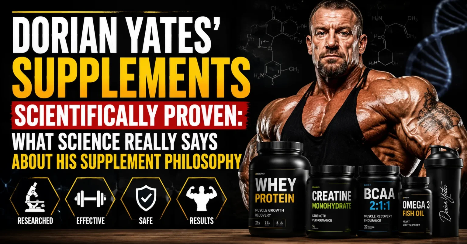 Dorian Yates’ Supplements Scientifically Proven: What Science Really Says About His Supplement Philosophy dorian yates' supplements scientifically proven
