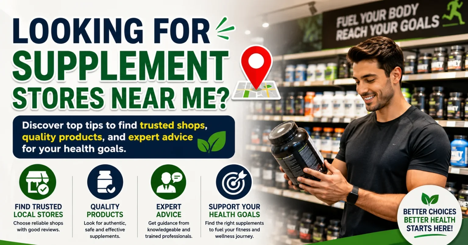 supplement stores near me​
