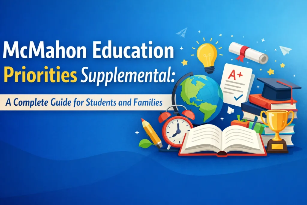 McMahon Education Priorities Supplemental: A Complete Guide for Students and Families mcmahon education priorities supplemental
