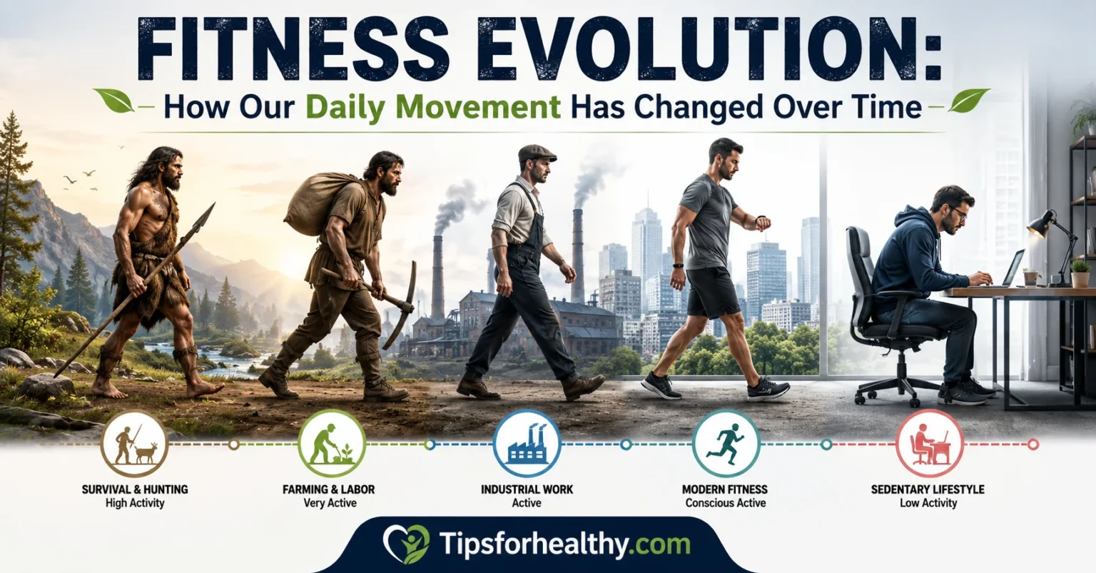 Fitness Evolution: How Our Daily Movement Has Changed Over Time fitness evolution
