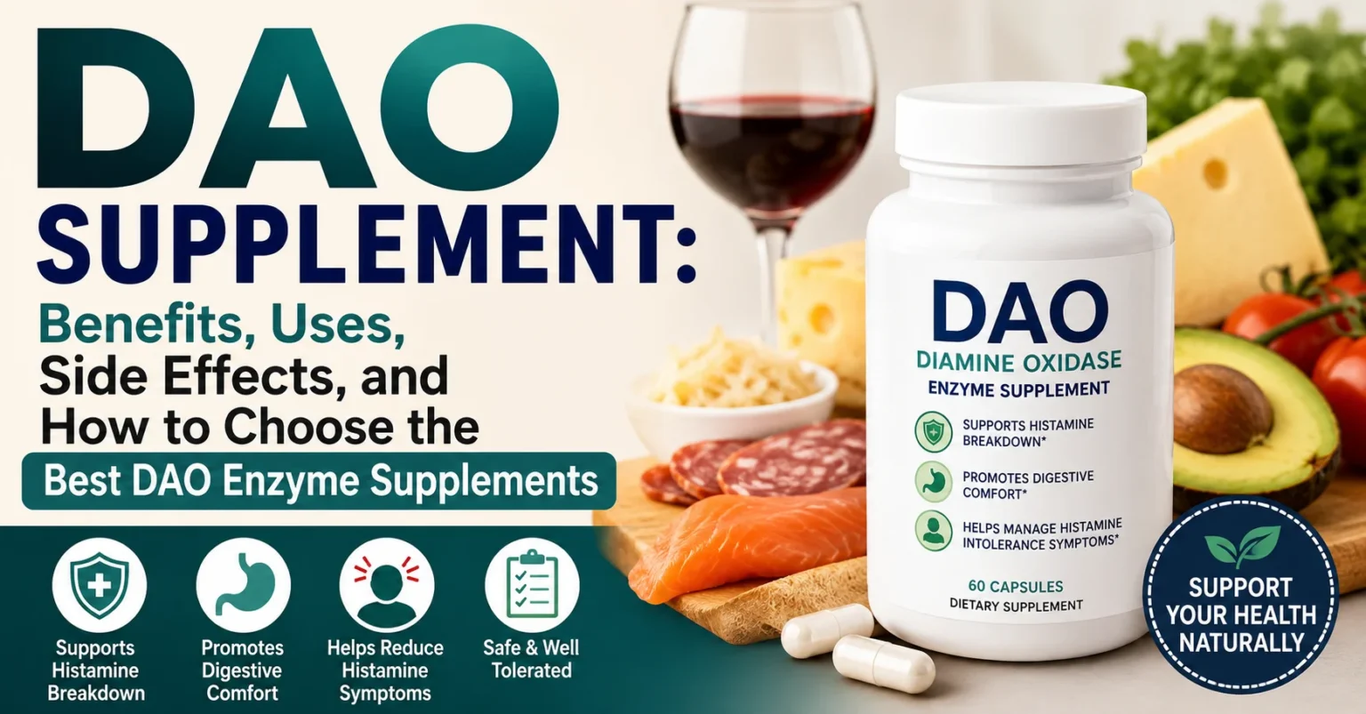 DAO Supplement: Benefits, Uses, Side Effects, and How to Choose the Best DAO Enzyme Supplements dao supplement