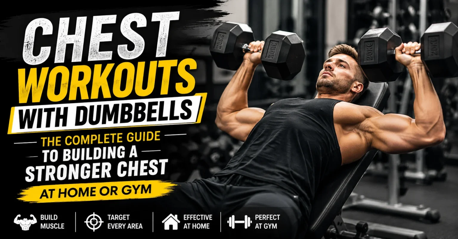 Chest Workouts With Dumbbells: The Complete Guide to Building a Stronger Chest at Home or Gym chest workouts with dumbbells