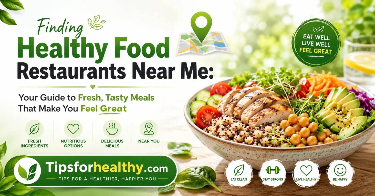 Finding Healthy Food Restaurants Near Me: Your Guide to Fresh, Tasty Meals That Make You Feel Great healthy food restaurants near me