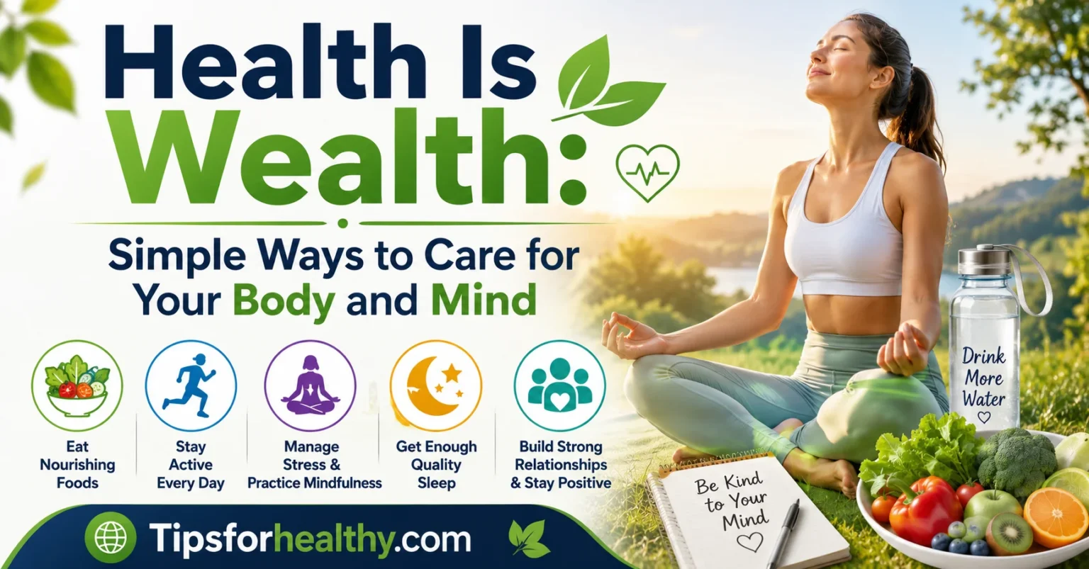 Health Is Wealth: Simple Ways to Care for Your Body and Mind Health Is Wealth